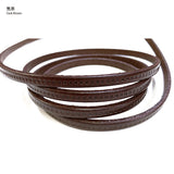 Joint, Embossing Tanned Real Leather Tape, 5mm width ( NKT-5B ), Price is per 0.1m, Minimum order is 0.3m