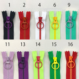 15cm Bicolor Zipper