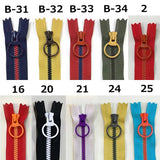 35cm Bicolor Zipper