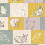 2024-03-A18, Linen(15%), Price per 0.1m, Minimum order is 0.3m~ (with Free Japanese instruction) | Fabric