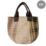 Six-piece Wool Bucket Bag