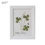 COSMO, Embroidery Kit with Printed Design, "12 Month Plant Notebook (with Frame) by Kazuko Aoki"