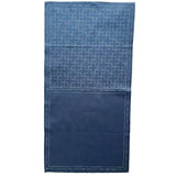 [ RENEWAL ] Sashiko, hidamari, Pre-Printed Fabric, Linen blend, Juji-tsunagi ( Linked cross pattern )