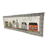 Quilt Top A, B (without instruction and pattern) in "Sutekini (Fantastic) Handmade, February 2024 issue" - Monthly Quilt, Let's Build A Town with Houses