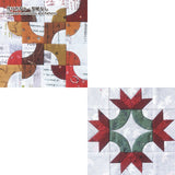 Fabric Set for 20 pattern blocks in 20 Sampler Quilt Tapestry (without instruction and pattern) in "Your First Patchwork, Yoko Saito's Traditional Patterns"