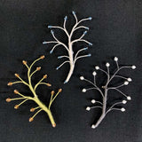 Beaded Brooch 3 Set (A, B, C) ( Without instructions ) in Sutekini (Fantastic) Handmade, August 2025 Issue