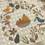 Autumn Tapestry with Small Bird