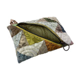 Triangle Mosaic Pouch (No Instructions)  in "1 patch, 2 patch, 3 patch, Quilt with Three Patches"