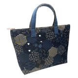 Big Hexagon Pouch with English Paper Piecing (Japanese Print Fabric)