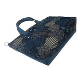 Big Hexagon Pouch with English Paper Piecing (Japanese Print Fabric)