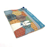 Patchwork Animals 1,  Stuffed Rabbit and Pouch