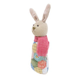 Patchwork Animals 1,  Stuffed Rabbit and Pouch