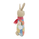 Patchwork Animals 1,  Stuffed Rabbit and Pouch