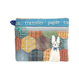Patchwork Animals 1,  Stuffed Rabbit and Pouch