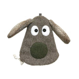 Patchwork Animals 2, Stuffed Dog and Face Pouch