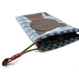 Patchwork Animals 3, Stuffed Cat and Drawstring Pouch