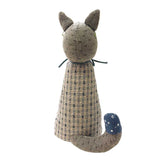 Patchwork Animals 3, Stuffed Cat and Drawstring Pouch