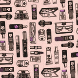 [Not for commercial use] MARY QUANT, Cosmetics, Price per 0.1m, Minimum order is 0.3m~ | Fabric