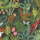 web20240321-03, Cotton linen canvas, Linen (20%), Jungle Green (with Free English instruction), Price per 0.1m, Minimum order is 0.3m~ | Fabric