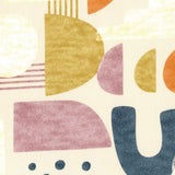 web20240710-01, Cotton Oxford Print Fabric Block Interior (with Japanese instruction), Price per 0.1m, Minimum order is 0.3m~ | Fabric