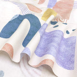 web20240710-01, Cotton Oxford Print Fabric Block Interior (with Japanese instruction), Price per 0.1m, Minimum order is 0.3m~ | Fabric