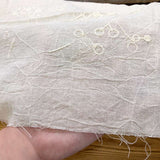 [ 20%OFF / SALE / Made in KANAZAWA ] web20241031-05, Embroidery Lace Fabric, Tree Nut Motif, Price per 0.1m, Minimum order is 0.3m~ | Fabric