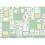 web20241128-01, moda USA Cotton, Alphabet Card, Shine, Price per 0.1m, Minimum order is 0.3m~ | Fabric