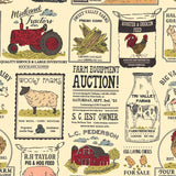 web20241128-03, moda USA Cotton, Farmstead, Price per 0.1m, Minimum order is 0.3m~ | Fabric