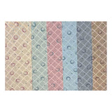 [ 20%OFF / SALE ] 2309 Fabric Set, Diagonal Plaid & Dots, 6 pieces / set