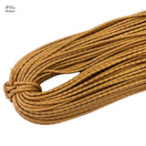 Wrinkled Waxed Cord, Medium thick, 0.3cm diameter, price is per 0.1m