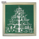 DMC, Cross Stitch Kit, CHRISTMAS TREE, L'ARBRE AUX CADEAUX ( Japanese instruction only )