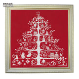 DMC, Cross Stitch Kit, CHRISTMAS TREE, L'ARBRE AUX CADEAUX ( Japanese instruction only )