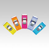 Clover, Basting Clip, 50 pieces / set, 5 Colors