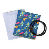 Ring Handle Bag with Bird and Flower Embroidery (Japanese instruction only)