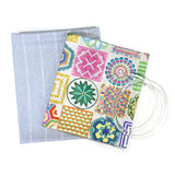 Ring Handle Bag with Bird and Flower Embroidery (Japanese instruction only)