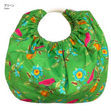 Ring Handle Bag with Bird and Flower Embroidery (Japanese instruction only)
