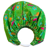 Ring Handle Bag with Bird and Flower Embroidery (Japanese instruction only)