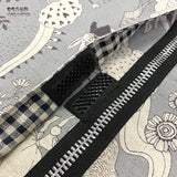 Tape with Zipper Pattern, 2.5cm width, Price is per 0.1m