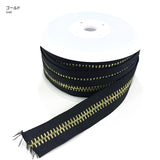 Tape with Zipper Pattern, 2.5cm width, Price is per 0.1m