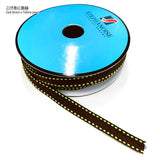 Ribbon Tape with Dotted Lines, 1cm width, Price per is 0.1m
