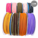 Ribbon Tape with Dotted Lines, 1cm width, Price per is 0.1m