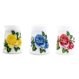 Arita Porcelain Thimble, Rose