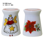 Arita Porcelain Thimble, Chistmas