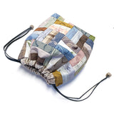 [ 20%OFF / SALE ] Roman Stripe Drawstring Pouch (without instruction and pattern) in "Your First Patchwork, Yoko Saito's Traditional Patterns"