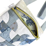 Drunkard's Path Sacoche (without instruction and pattern) in "Your First Patchwork, Yoko Saito's Traditional Patterns"