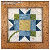 QuiltParty Original Natural Wood Frame with Worm-eaten Holes ( MA-15, 15cm inner diameter, not include a glass ) (with Japanese instruction)