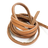 Joint, Pre-cut Tanned Round Leather String, 3mm width, 90cm（JTT-K32）