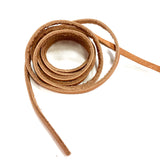 Joint, Pre-cut Tanned Round Leather String, 3mm width, 90cm（JTT-K32）