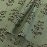 web20230419-03, Embroidered Linen(55%) Fabric, Tulip Pattern, Price per 0.1m, Minimum order is 0.3m~ | Fabric