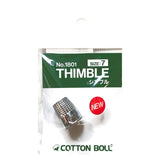 KINKAME, COTTON BALL Metal Thimble (Flat Top)